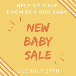 New Baby Sale Announcement